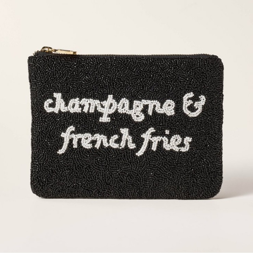 Beaded Champagne & French Fries kate spade Target exclusive Clutch